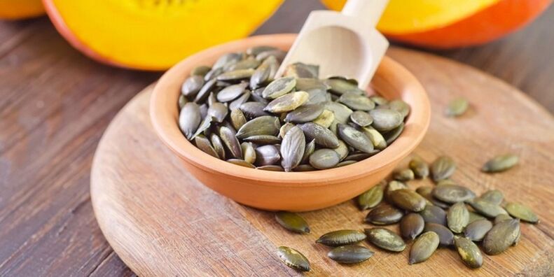Pumpkin seeds used daily by a man increase potency
